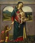 Madonna and Child with the Infant Saint John the Baptist Art Print