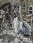 A Holy Woman Wipes the Face of Jesus Art Print