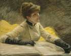 Admiring a Portfolio Art Print