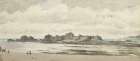 Castle or Fortress on the Coast Art Print