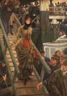 Embarkation at Calais ca 1883 Art Print
