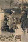 Goodbye, on the Mersey 1880 Art Print