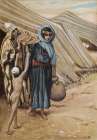Hagar Departeth From Abraham Art Print