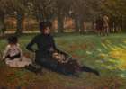 Hampton Court ca 1882 Art Print