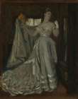 Lady and Chambermaid Art Print