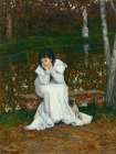 Melancholy 1868 Art Print