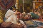 Samson Reveals His Secret to Delilah Art Print