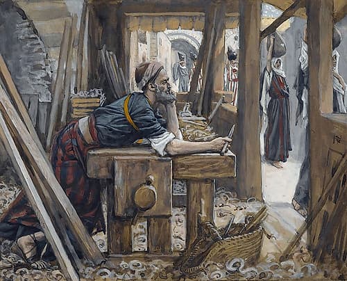 The Anxiety of Saint Joseph Art Print