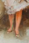The Red Stockings Art Print