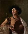 A Bischari Warrior Art Print