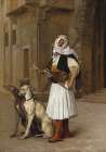 Arnaut and two Whippets 1867 Art Print