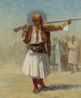 Arnaut Officer 1894 Art Print