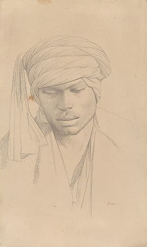 Assan, a Young Man Art Print by Jean-Leon Gerome