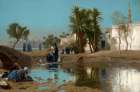 Fellah Women Drawing Water 1873 Art Print
