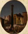 Le Forum, la nuit 1842 Art Print