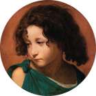 Portrait Denfant 1844 Art Print