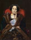 Portrait of a Woman 1851 Art Print