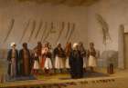 Prayer in the House of the Arnaut Chief 1857 Art Print