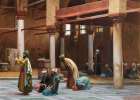 Prayers In The Mosque Art Print
