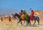 Riders Crossing the Desert 1870 Art Print