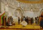 Sketch for Le derviche tourneur The Whirling Dervish Art Print