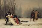 The Duel After the Masquerade 1857 Art Print
