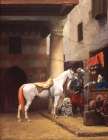 The Saddle Bazaar, Cairo 1883 Art Print