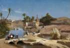 View of Medinet El-Fayoum 1868 Art Print