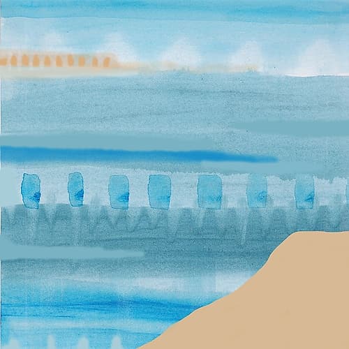 Morning at Meia Praia Beach Print