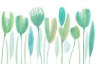 Serene Greens I Art Print