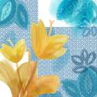 Yellow Indigo Flowers I Art Print