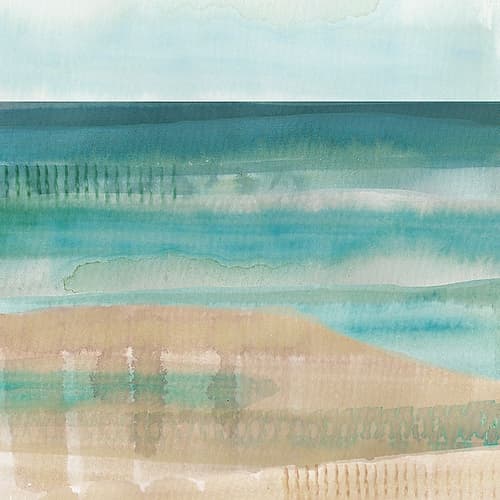 Jade Seascape I Art Print