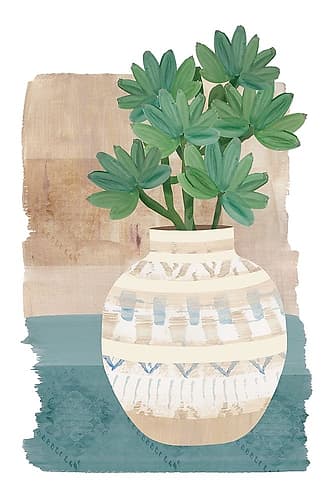 Florero Viejo I Art Print