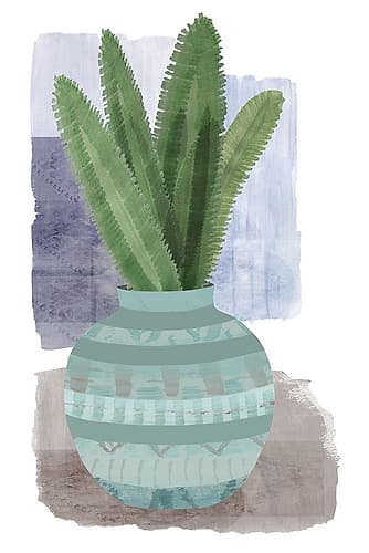 Florero Viejo III Art Print