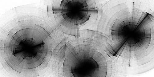 Black and White Modern Minimal V Art Print