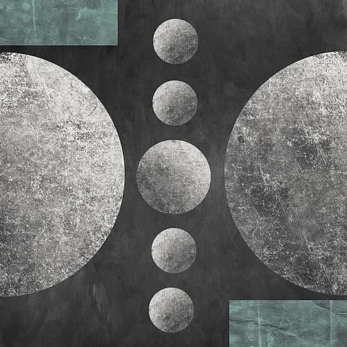 Geometry Mystery Moon VI Art Print