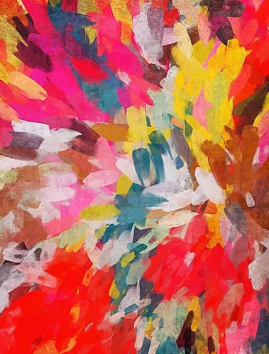 Bohemian Color Expression III Art Print