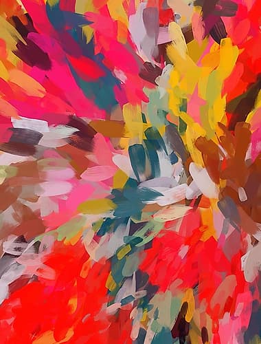 Bohemian Color Expression IV Art Print