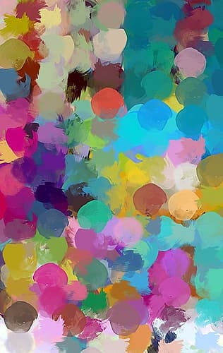 Bohemian Color Expression V Art Print