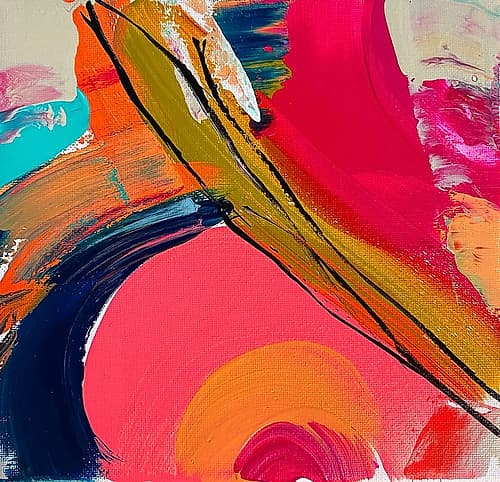 Joyful Modernist Abstraction II Art Print
