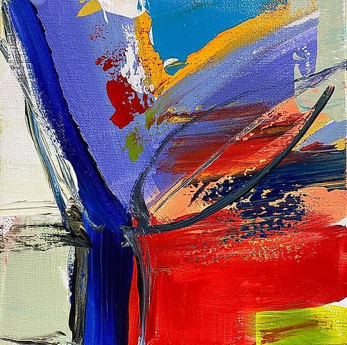 Joyful Modernist Abstraction IV Art Print