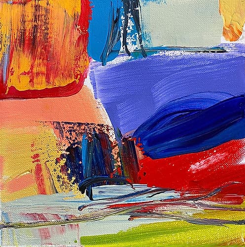 Joyful Modernist Abstraction VIII Art Print