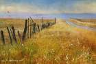 Quiet Road Out West Art Print