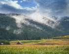 Clouds on the Mountain Art Print