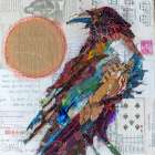 Golden Crow Art Print