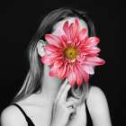Flower Face I Art Print