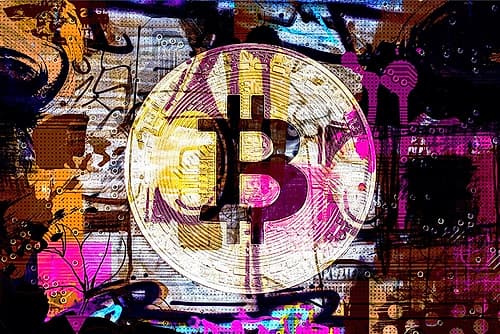 Crypto Currency Bitcoin I Art Print