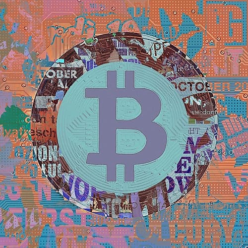 Bitcoin Crypto Currency IV Art Print
