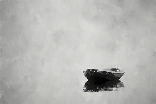 Alone Coastal Print