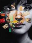 Graffiti Face Art Print